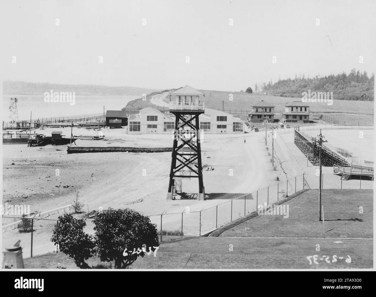 View showing auto shop machine shop as constructed in 1934 note old