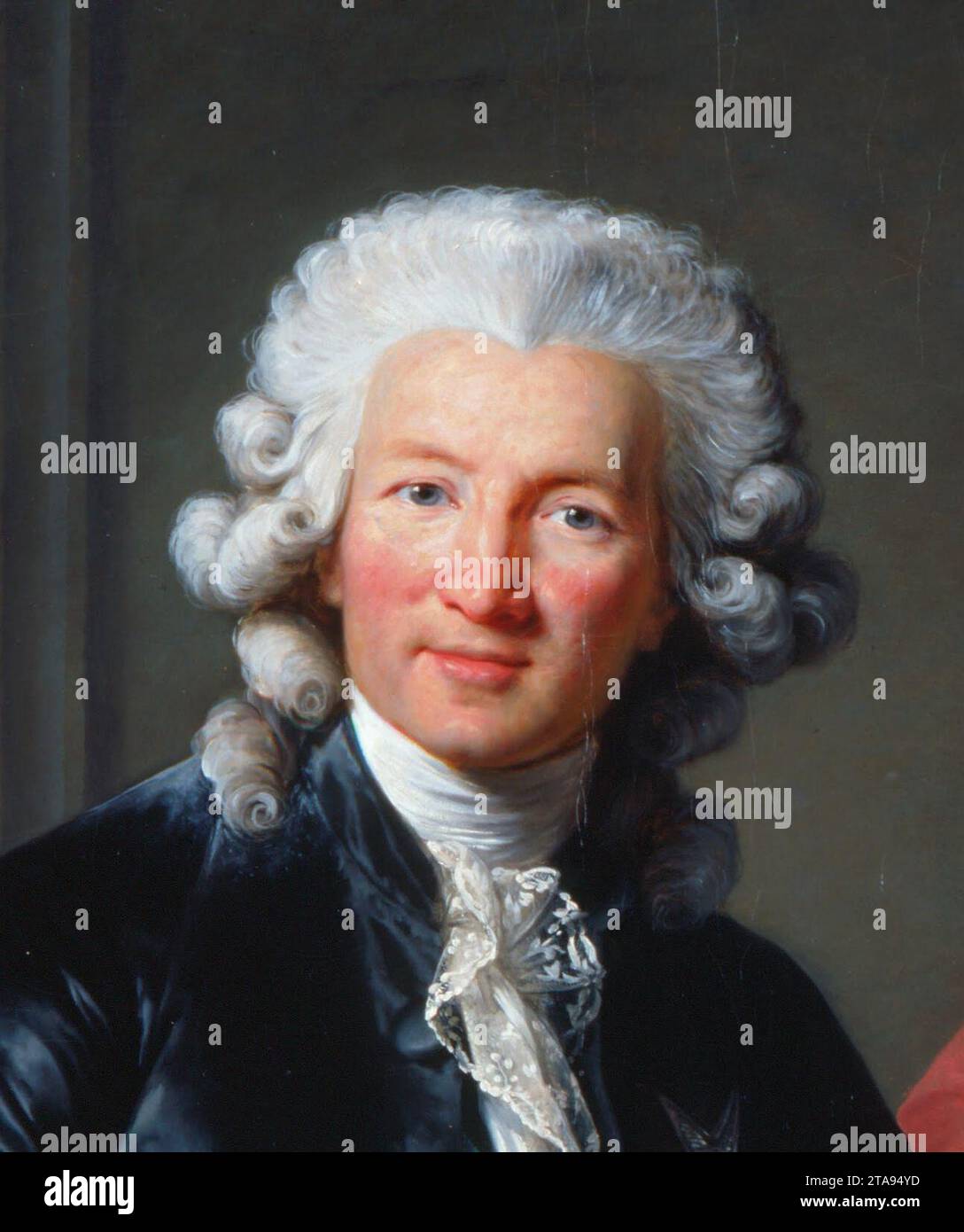 Vigée-Lebrun, Elisabeth-Louise - Charles-Alexandre de Calonne (1734-1802) (cropped). Stock Photo
