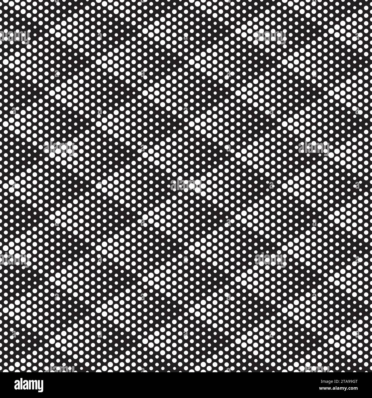 Seamless abstract geometric halftone pattern background Stock Vector