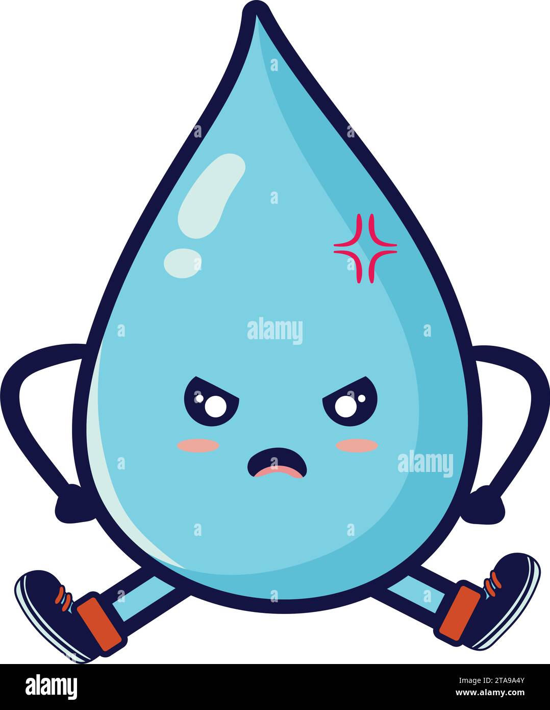 water day character angry Stock Vector Image & Art - Alamy