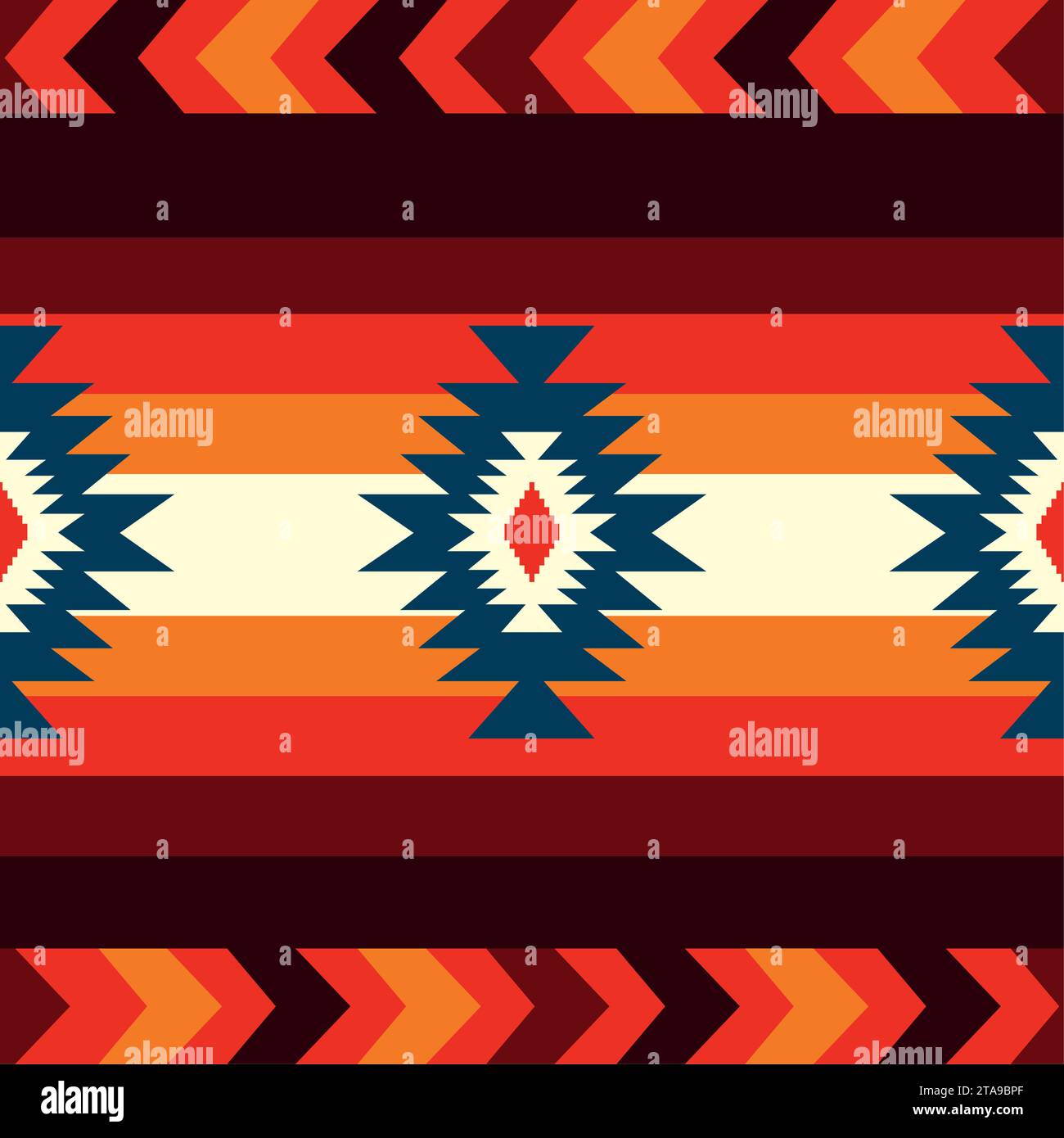 native american pattern illustration in color Stock Vector Image & Art
