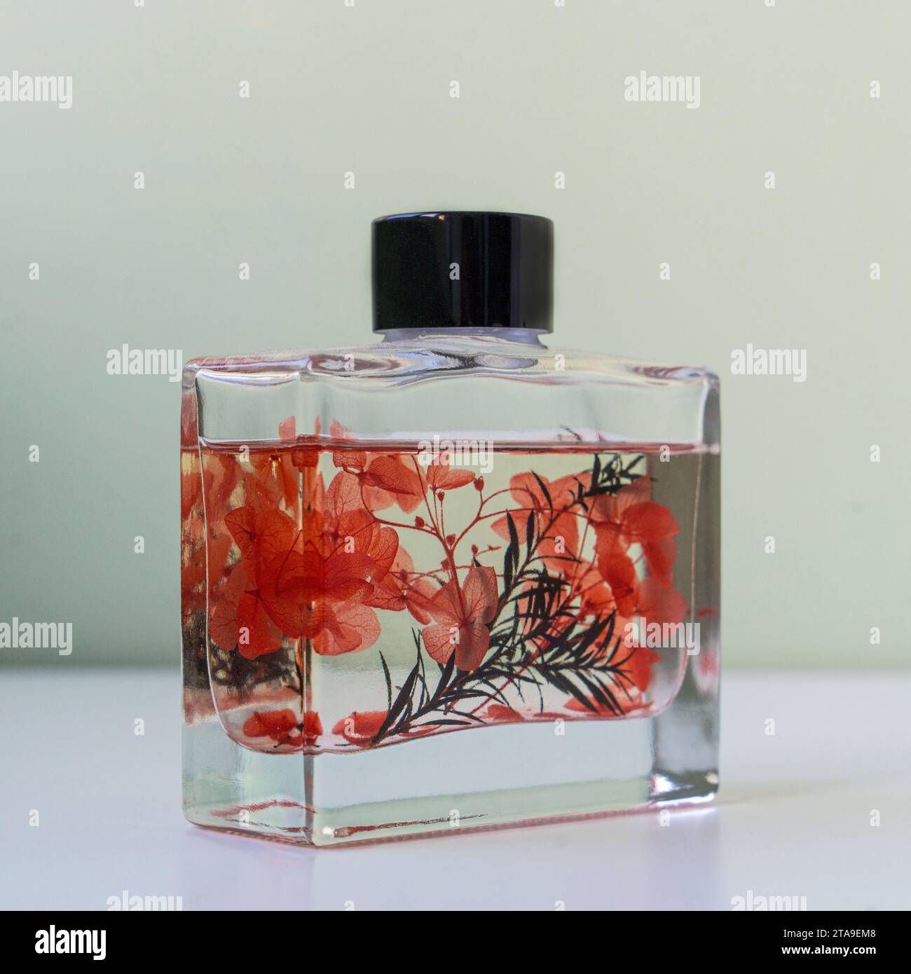 aroma diffuser on a light background, aromatherapy Stock Photo