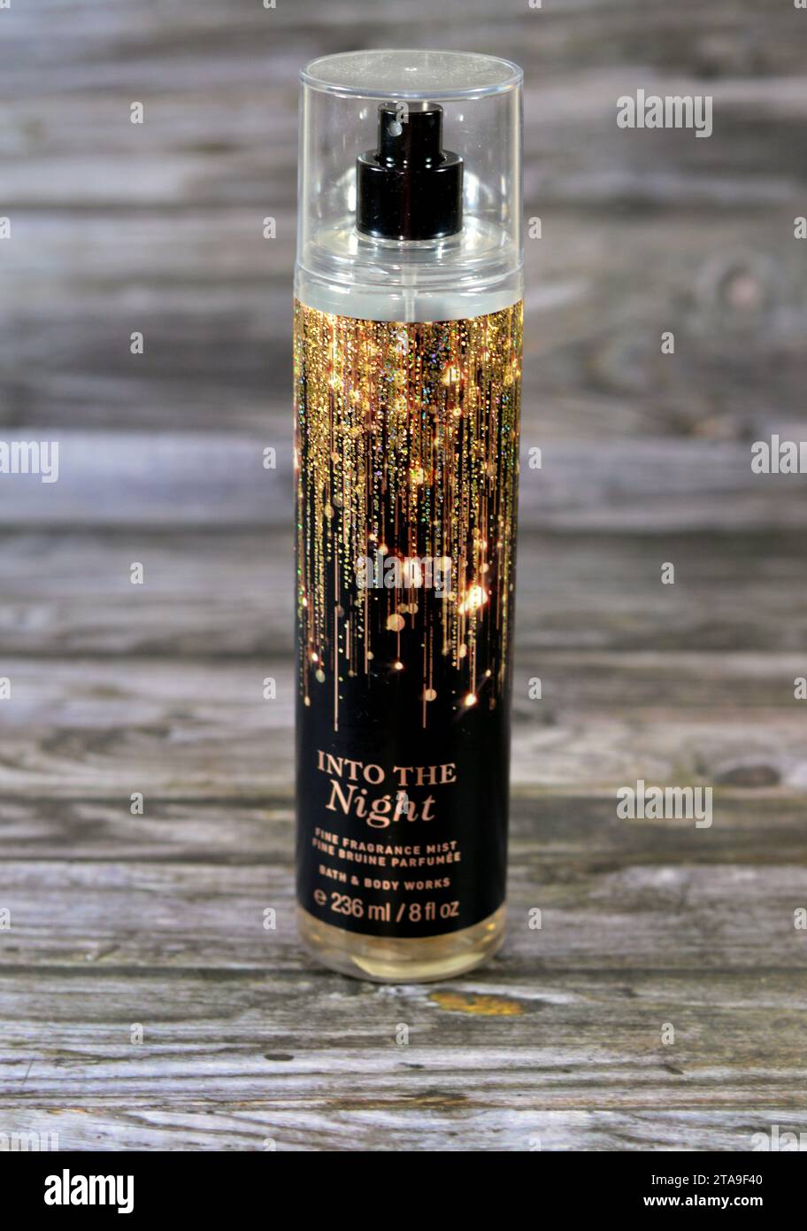 Cairo, Egypt, November 6 2023 Into The Night by Bath and Body works