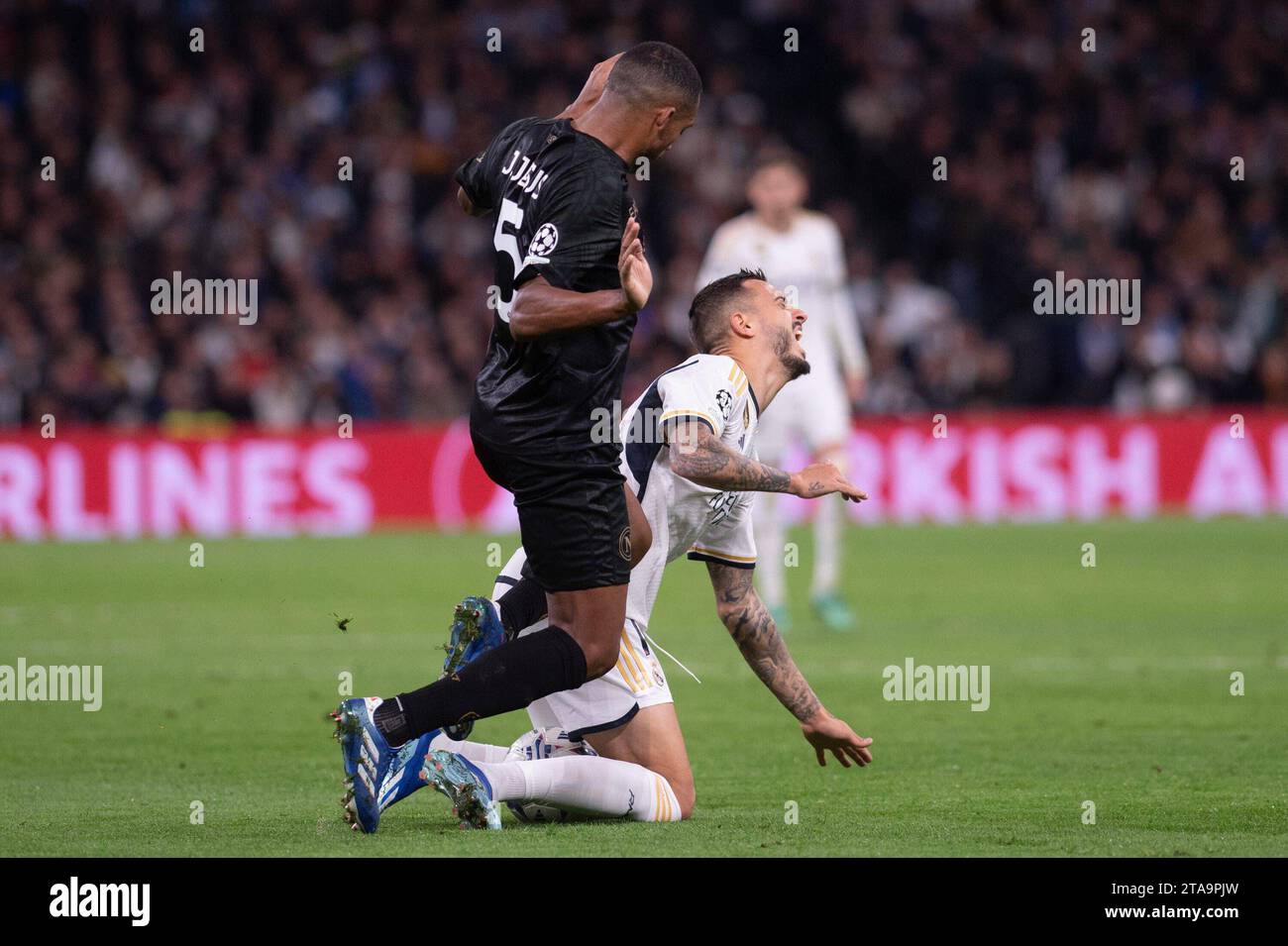 Madrid, Spain. 29th Nov, 2023. UEFA Champions League soccer match Real