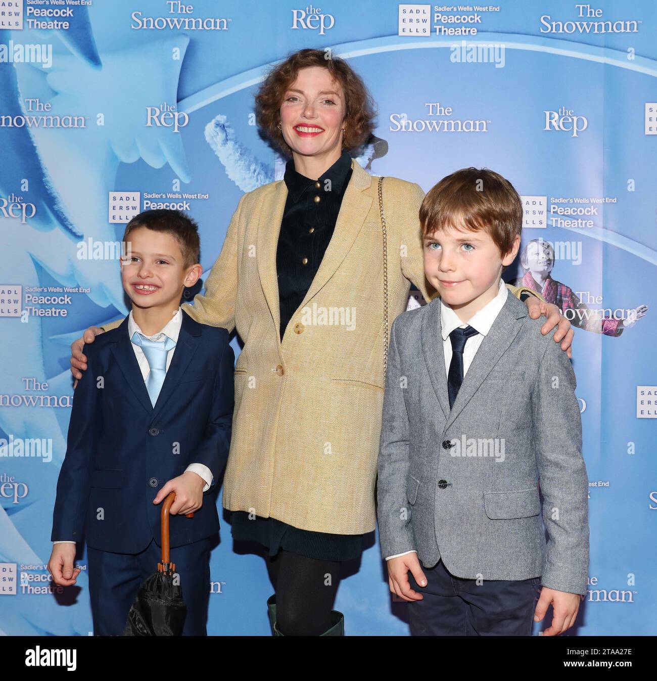 Camilla Rutherford attends The Snowman VIP opening at Peacock Theatre ...