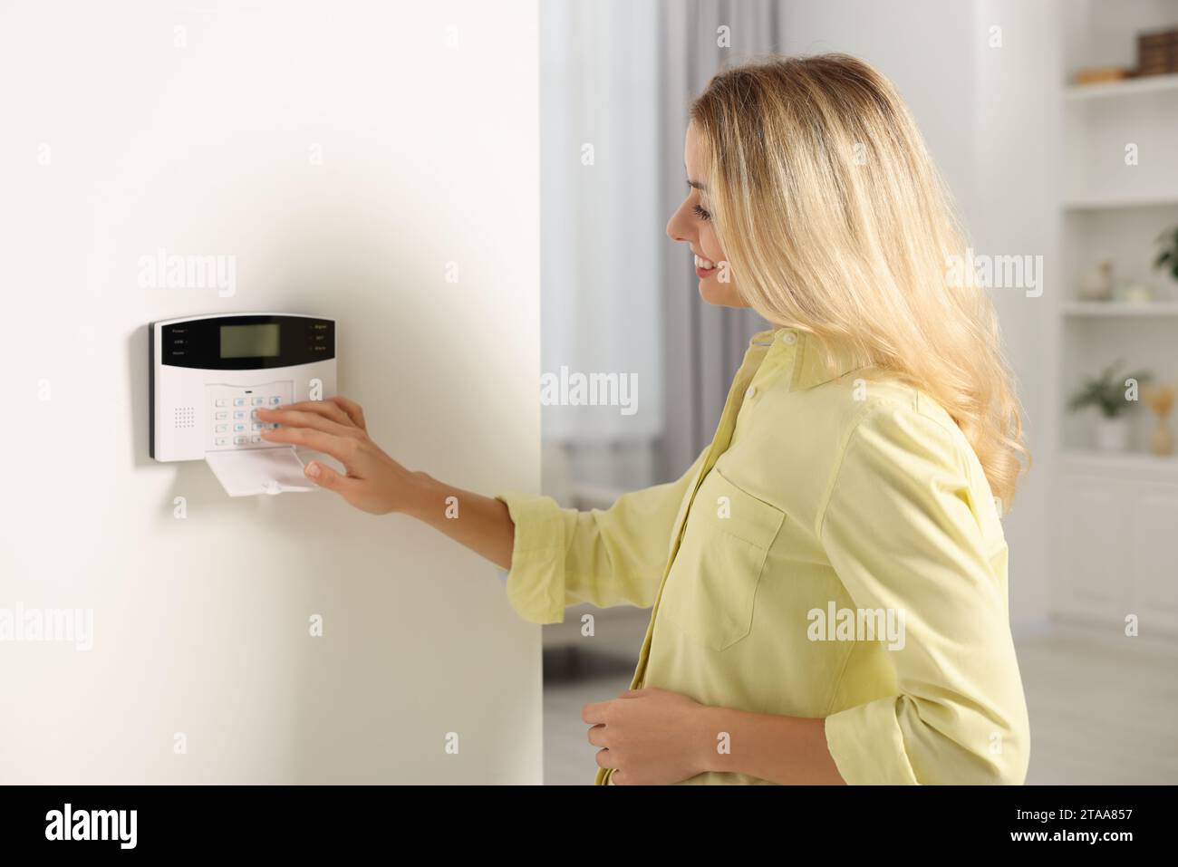 Adult entering room home hi-res stock photography and images - Alamy