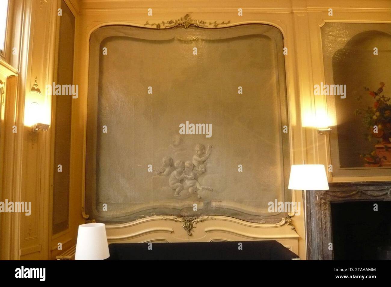 Vincent Jansz van der Vinne Gedempte Oude Gracht zomer Stock Photo