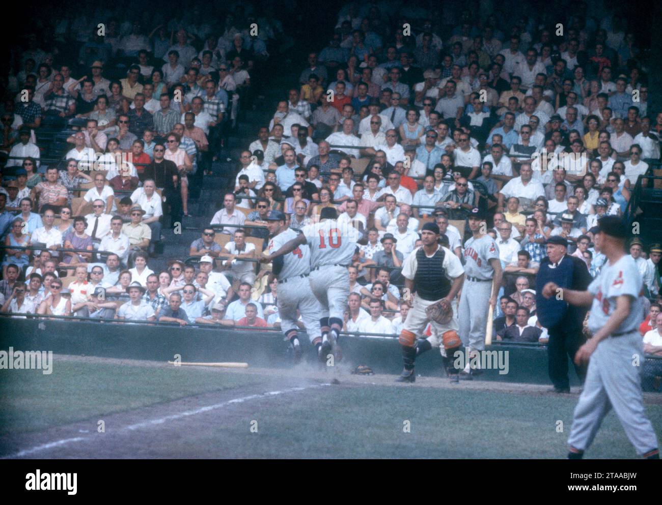 Detroit mi july 4 george strickland 4 and vic power 10 of the