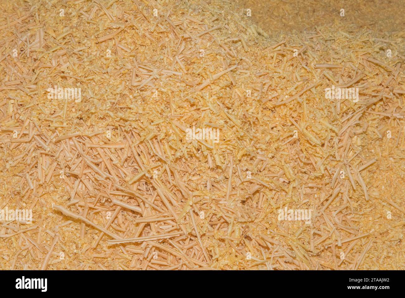 Yellow Natural Wood Shavings Waste Recycle Recycling Industrial