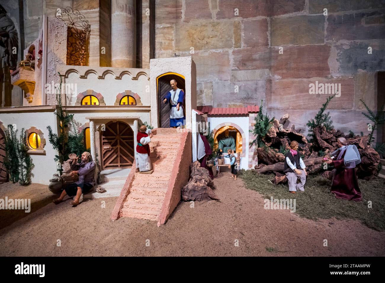 Bamberg Germany 29th Nov 2023 A Nativity Scene In The City With Bamberg germany 29th nov 2023 a nativity scene in the city with