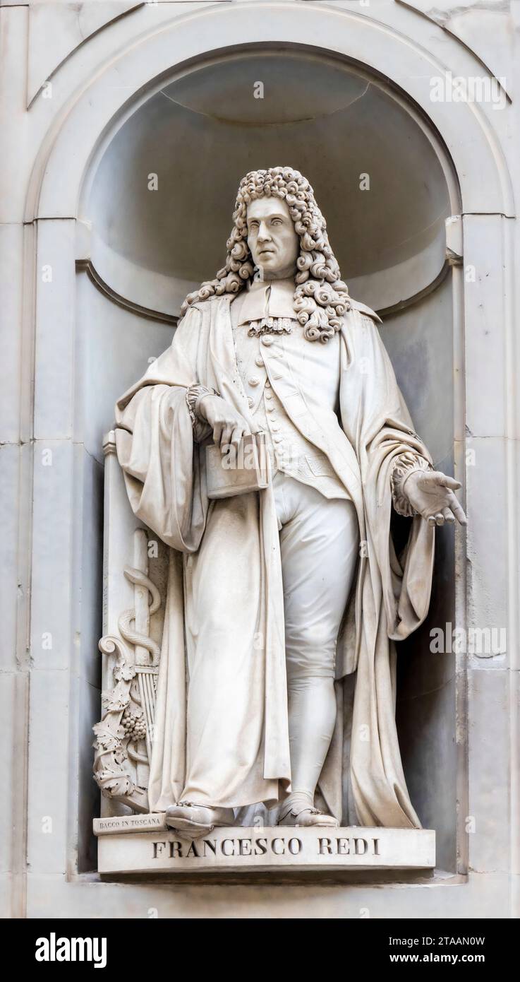 Statue of Filippo Brunelleschi, Florence, Tuscany, Italy Stock Photo