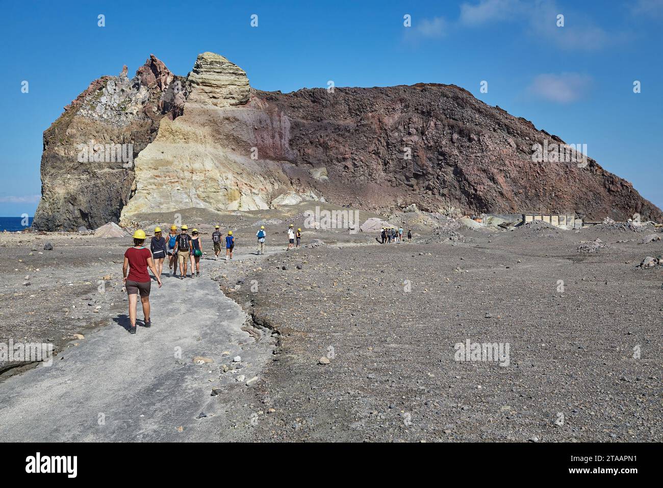 White Island Volcano Tour Stock Photo - Alamy