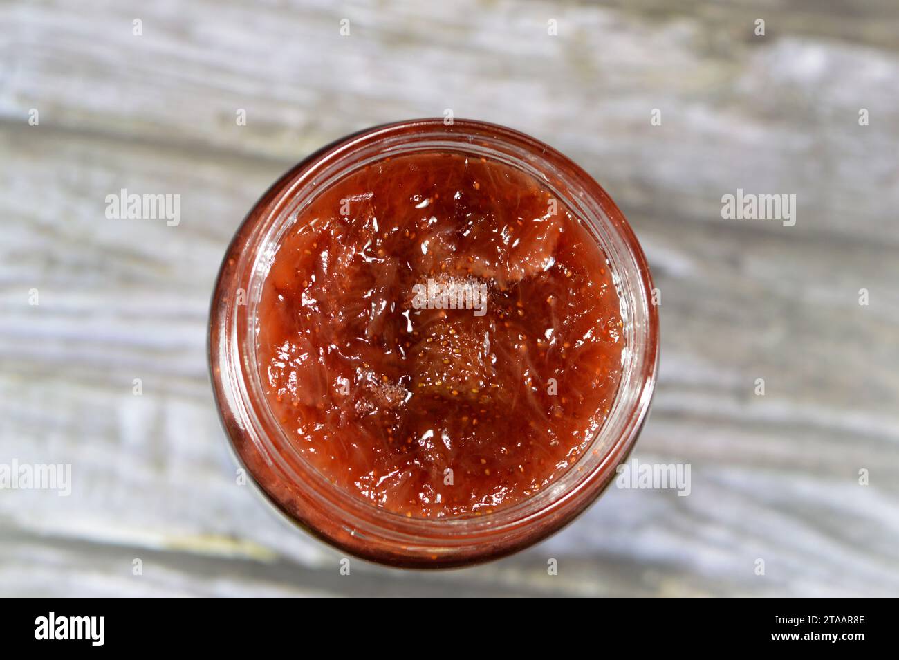 Strawberry jam preserves, preparations of fruits whose main preserving