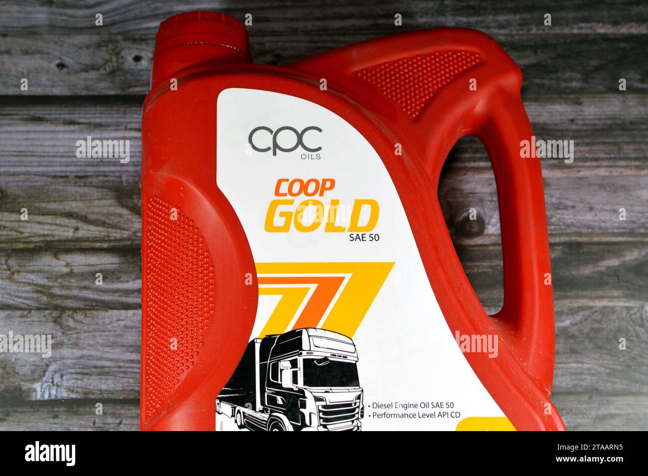 Cairo, Egypt, October 13 2023 CPC Cooperation Coop Gold Motor Oil 4