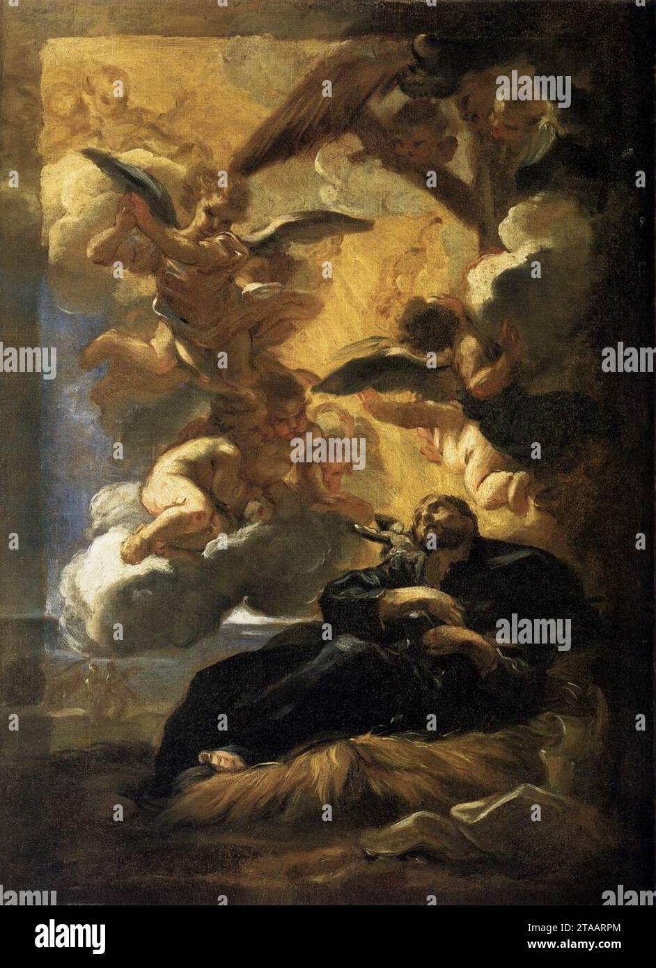 VisionStFrancisBoccacio. Stock Photo