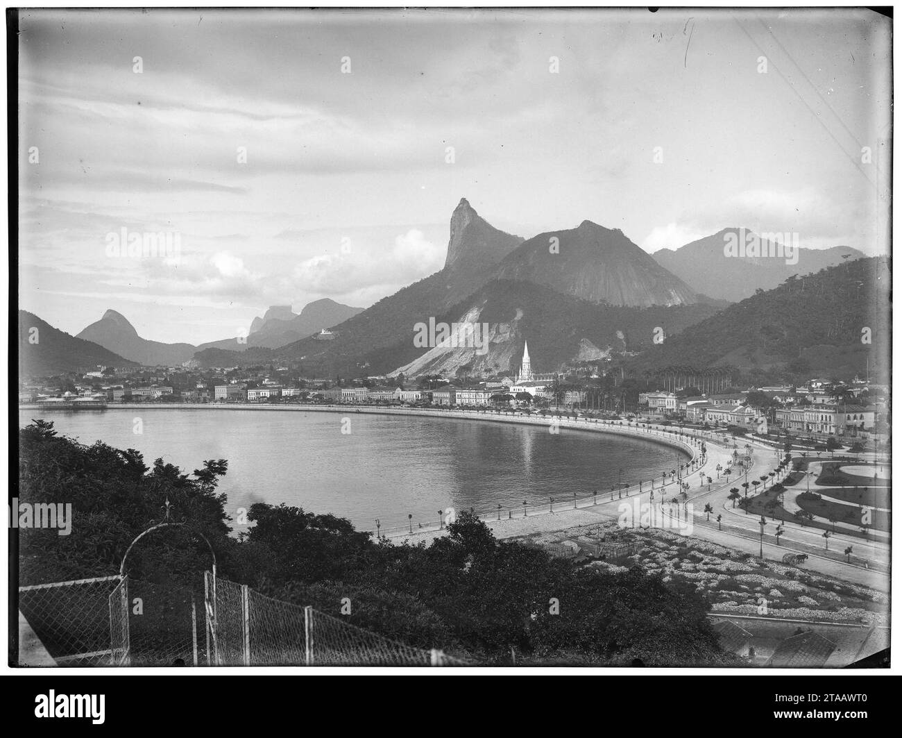 Vista da Praia de Botafogo. Stock Photo