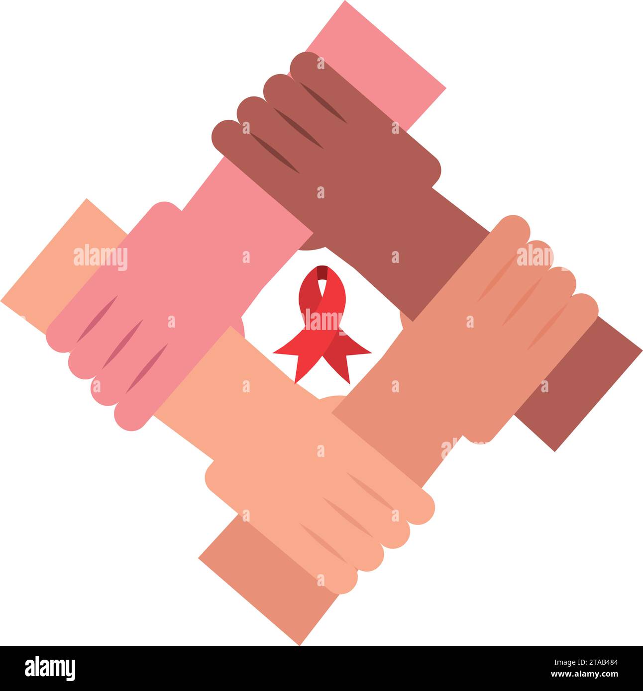 Hiv hands Stock Vector Images - Alamy