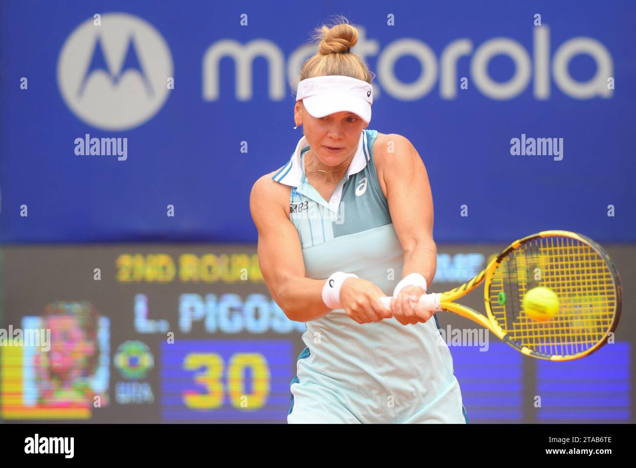 Laura Pigossi (Brazil). Argentina Open WTA 2023 Stock Photo