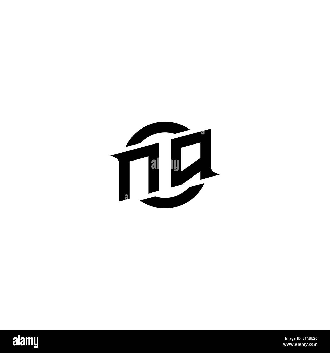 Nq minimal logo design Black and White Stock Photos & Images Alamy