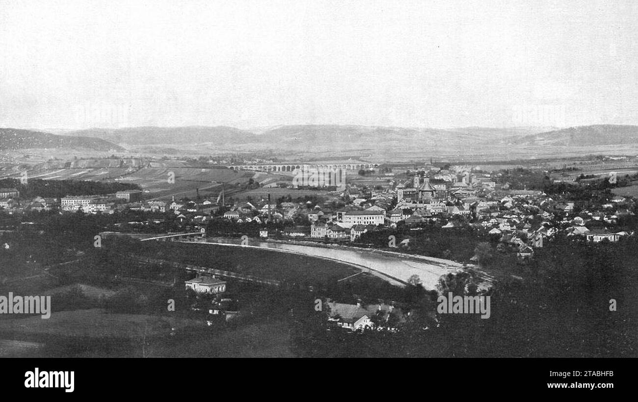 Vojtěch Bartovský, Hranice, 1906, 006, celkový pohled. Stock Photo