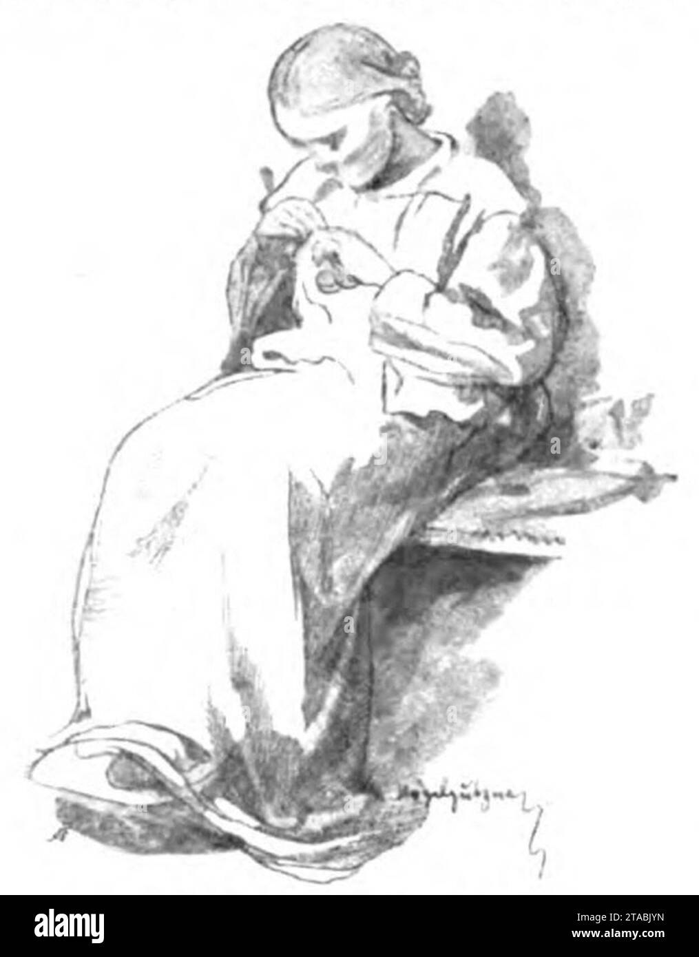 Voll Adolf Oberländer 04 Stock Photo Alamy