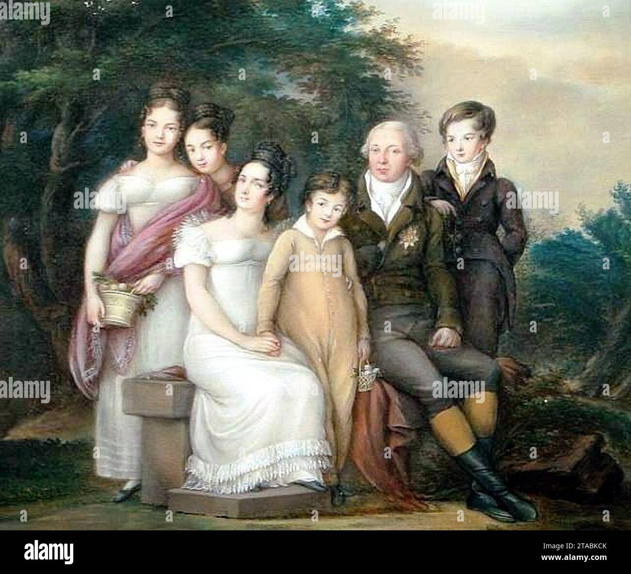 Volrad August von der Lühe family Stock Photo - Alamy