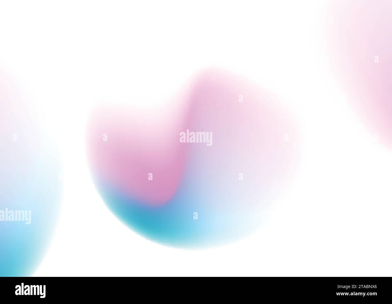 Blue and pink minimal liquid waves with smooth gradient abstract ...
