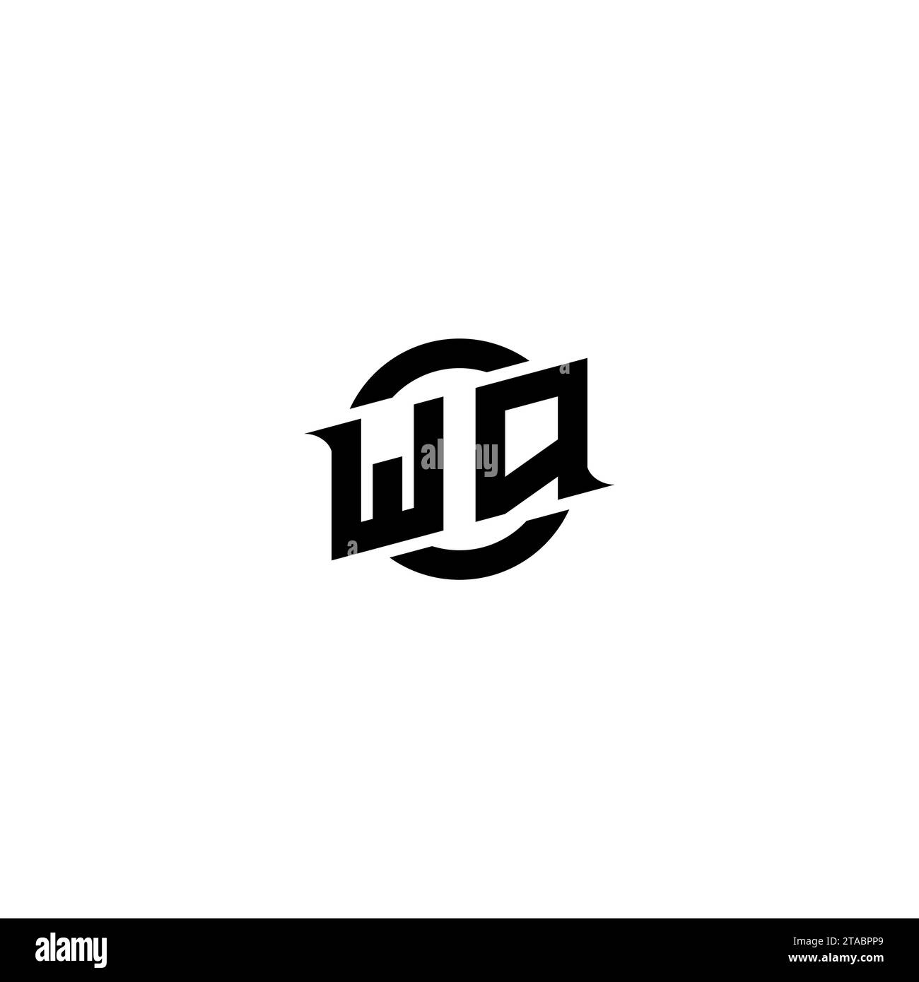 WQ initial game logo, banner design for your esports or streaming team