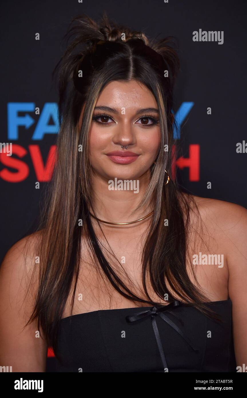 Vanessa Carrasco arrives at the premiere of "Family Switch," Wednesday