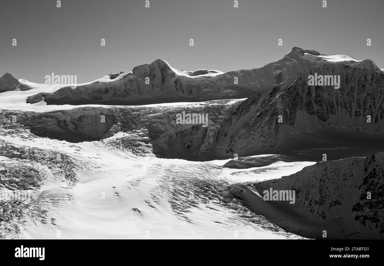 Matanuska Glacier, Chugach Mountains, Alaska Stock Photo