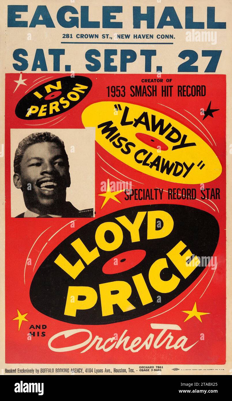 Lloyd Price 1958 New Haven, Conn. 