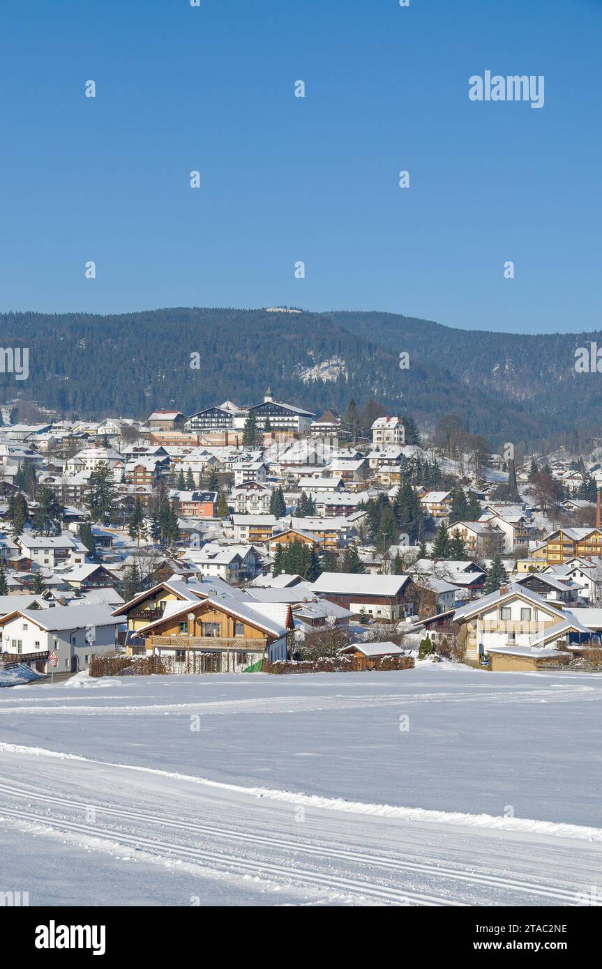 Healing Climatic Health Resort of Bodenmais in Bavarian Forest,Bavaria,Germany Stock Photo