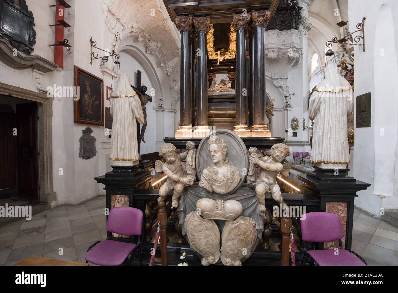 Grave of St. Hedwig in St Jadwiga Sanctuary in Trzebnica, Poland