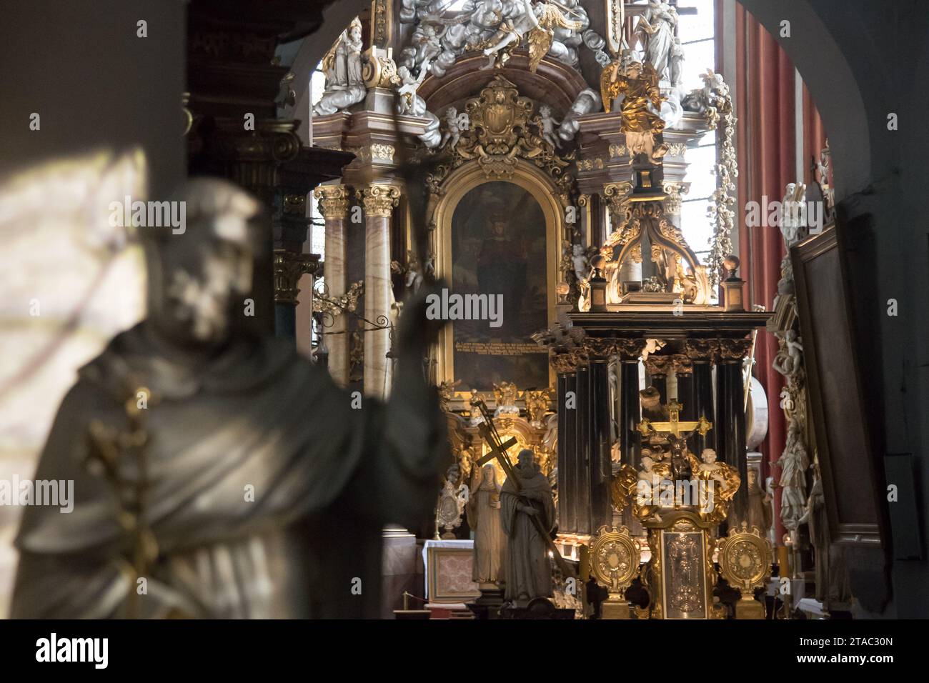 Grave of St. Hedwig in St Jadwiga Sanctuary in Trzebnica, Poland