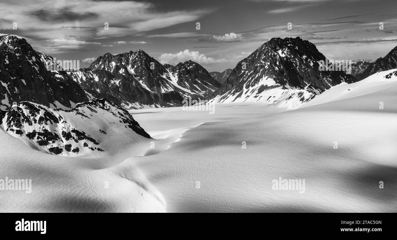Eagle Glacier in Chugach State Park, Alaska Stock Photo