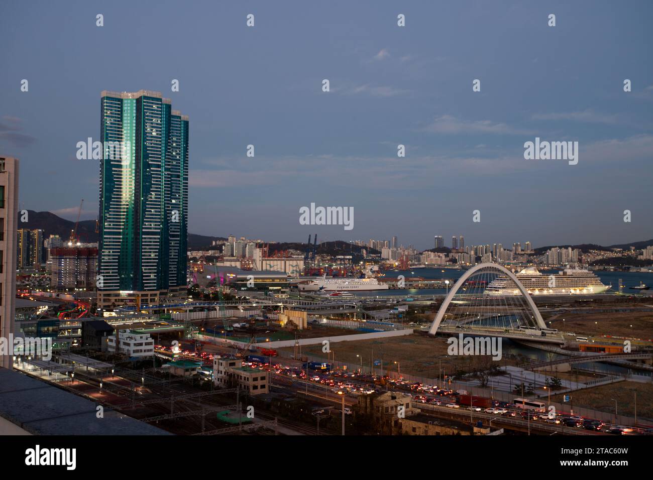 Busan Center, South Korea Stock Photo