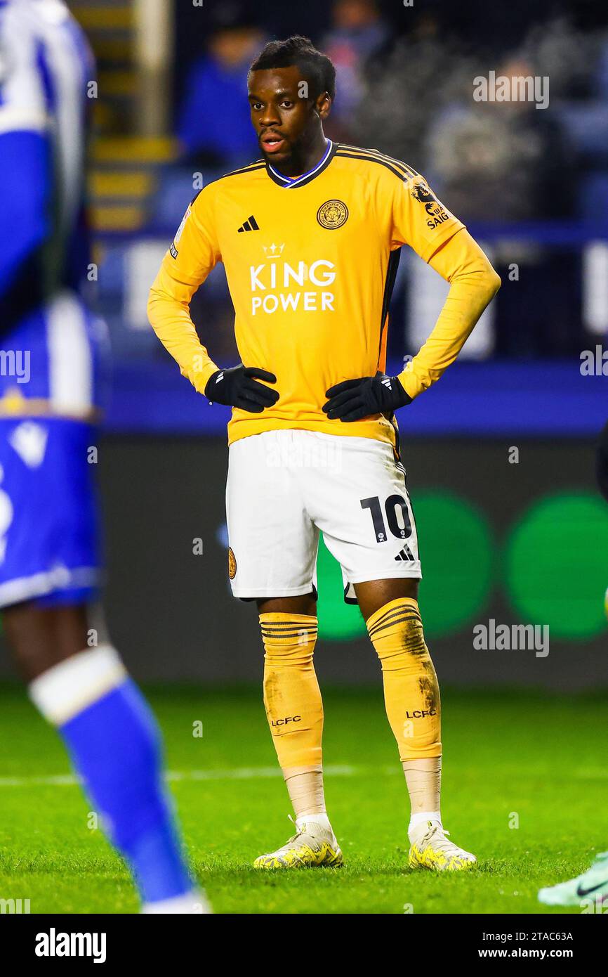 Sheffield, UK. 30th Nov, 2023. Stephy Mavididi of Leicester City during