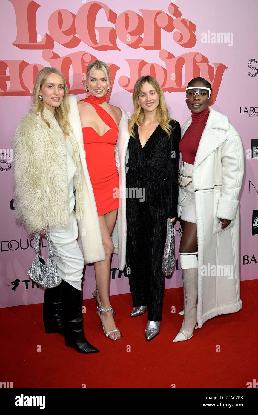 Marlies Pia Pfeifhofer, Lena Gercke, Carmushka Carmen Kroll und Nikeata ...