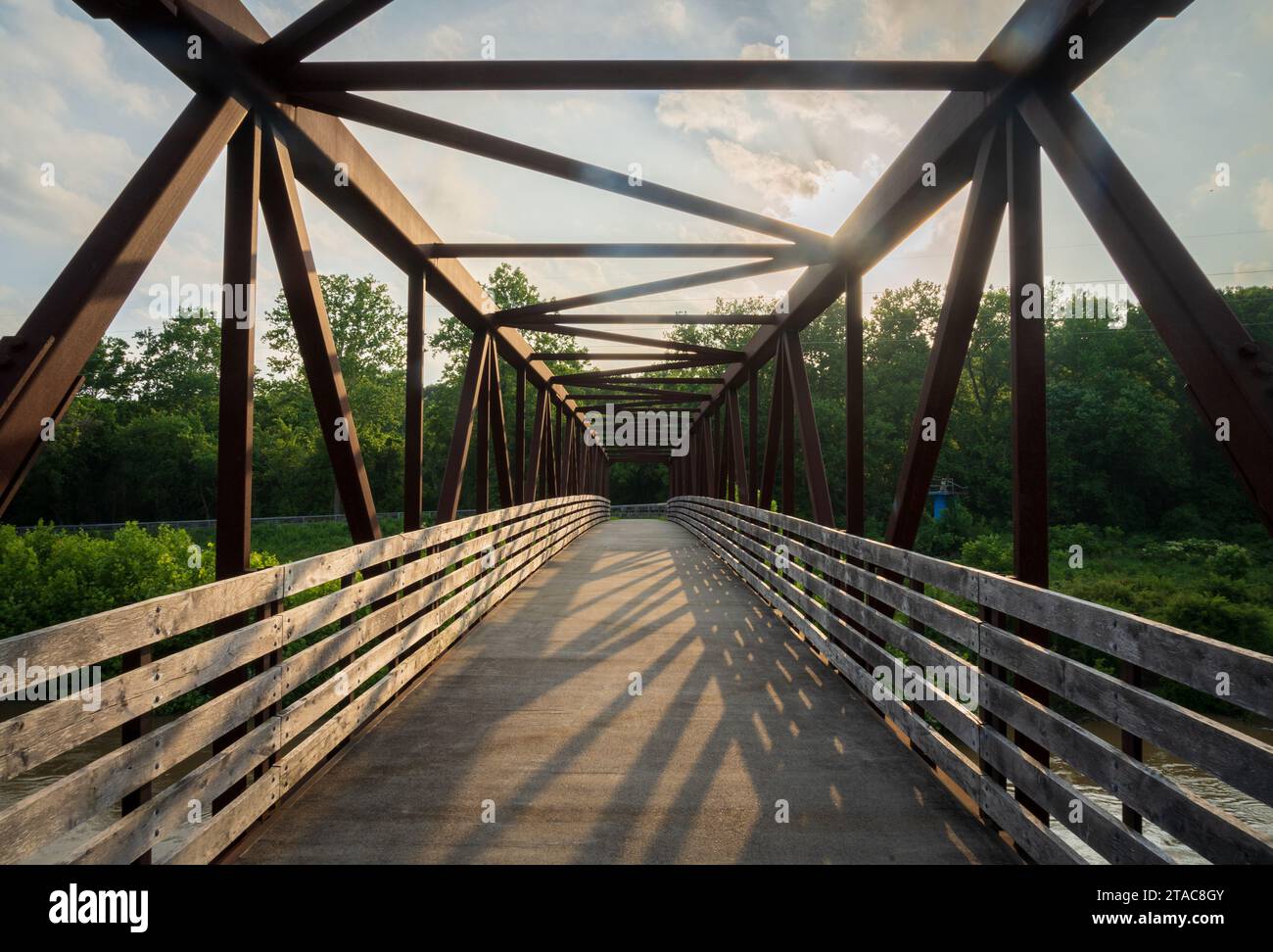 The Hockhocking Adena Bikeway in Athens Ohio Stock Photo Alamy