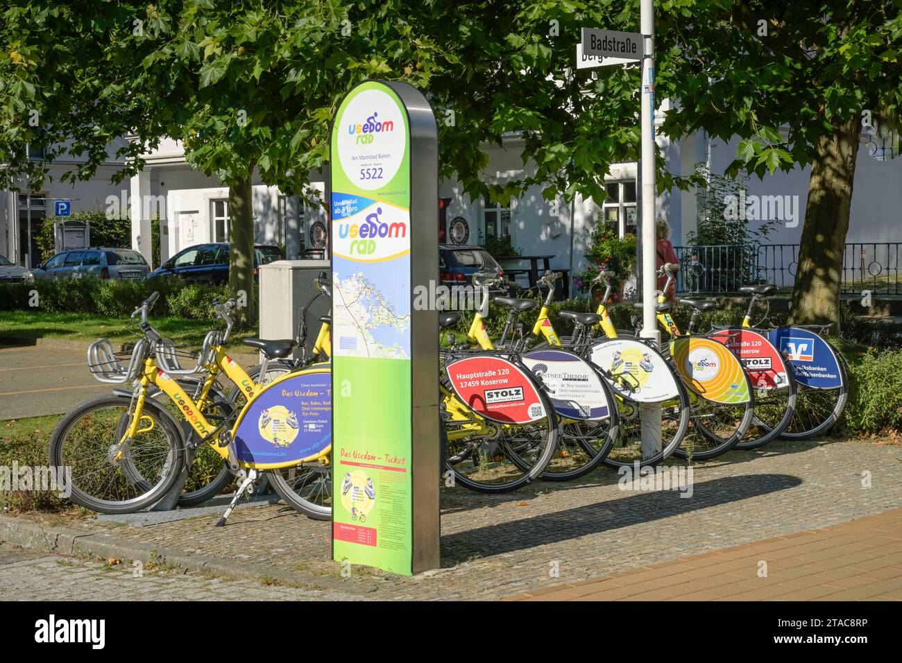 usedom fahrradverleih standort seebad bansin