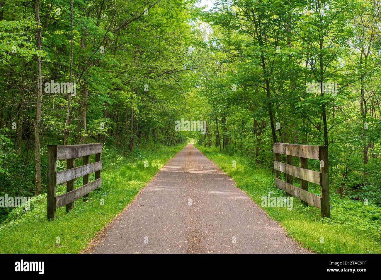 The Hockhocking Adena Bikeway in Athens Ohio Stock Photo Alamy