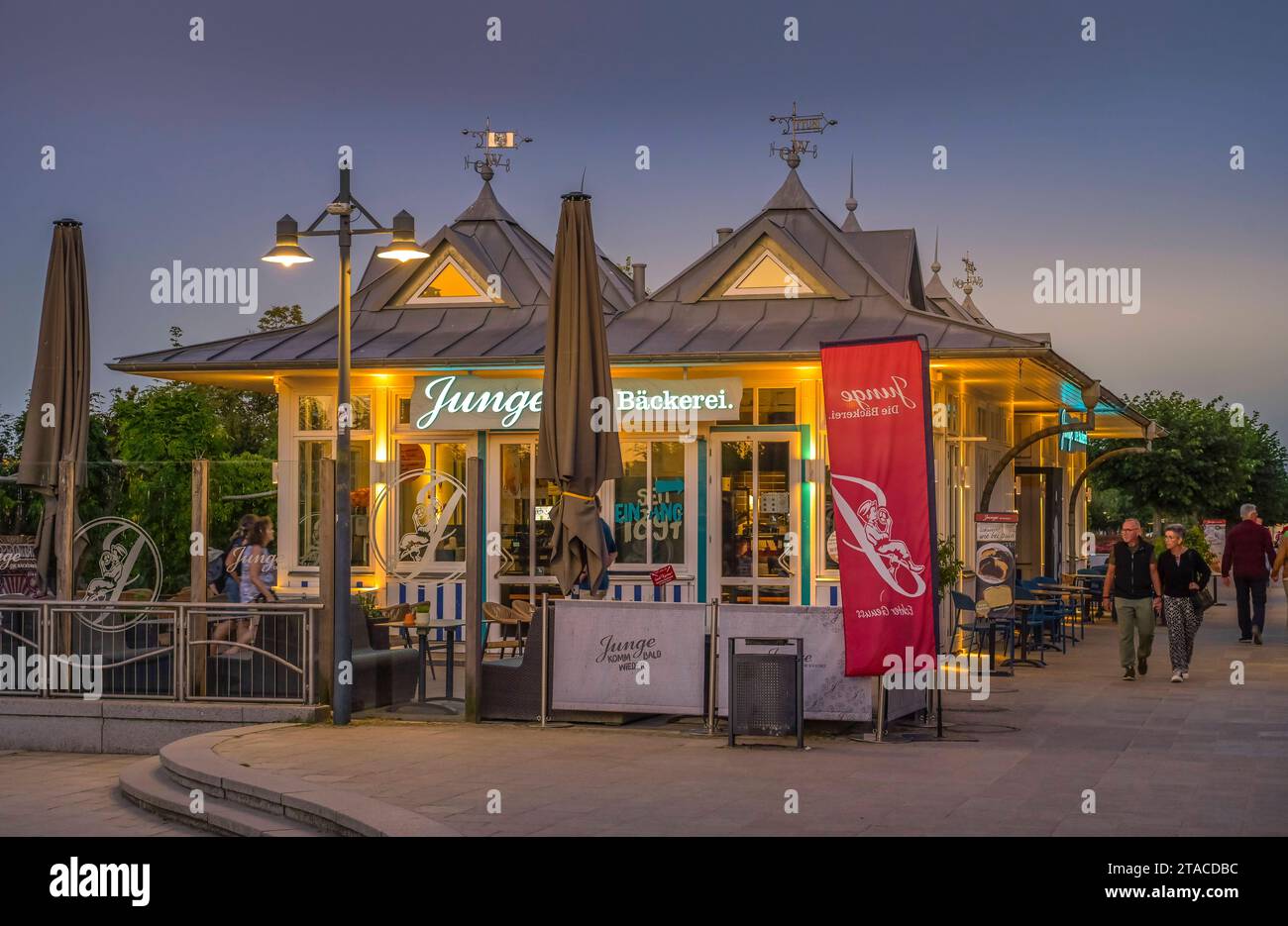 Bäckerei Junge, Filiale, Dünenstraße, Ahlbeck, Usedom,  Mecklenburg-Vorpommern, Deutschland Stock Photo - Alamy