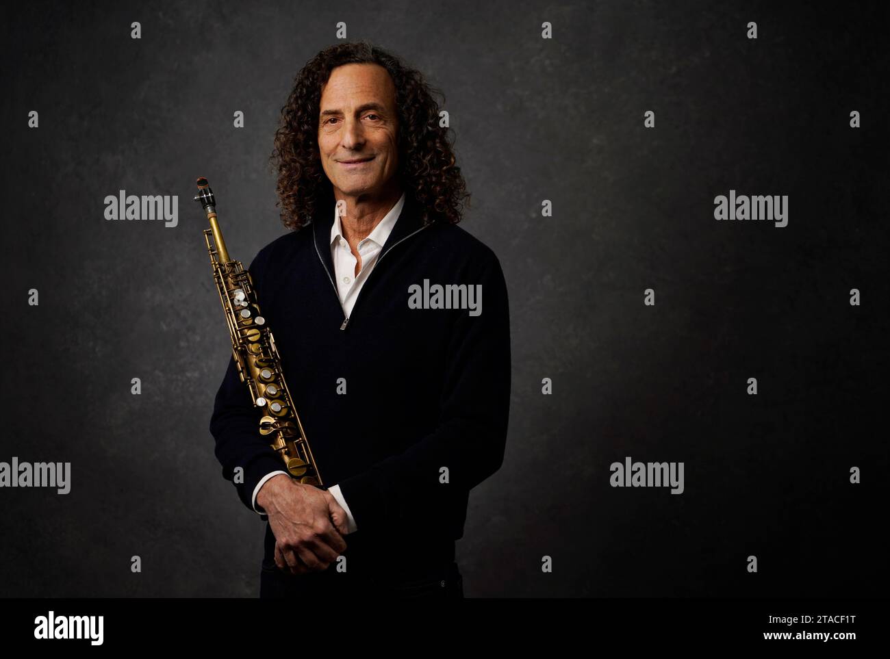 Saxophonist Kenny G poses for a portrait in Los Angeles to promote his ...