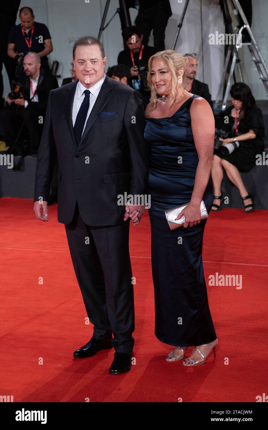 Brendan fraser red carpet hi-res stock photography and images - Alamy