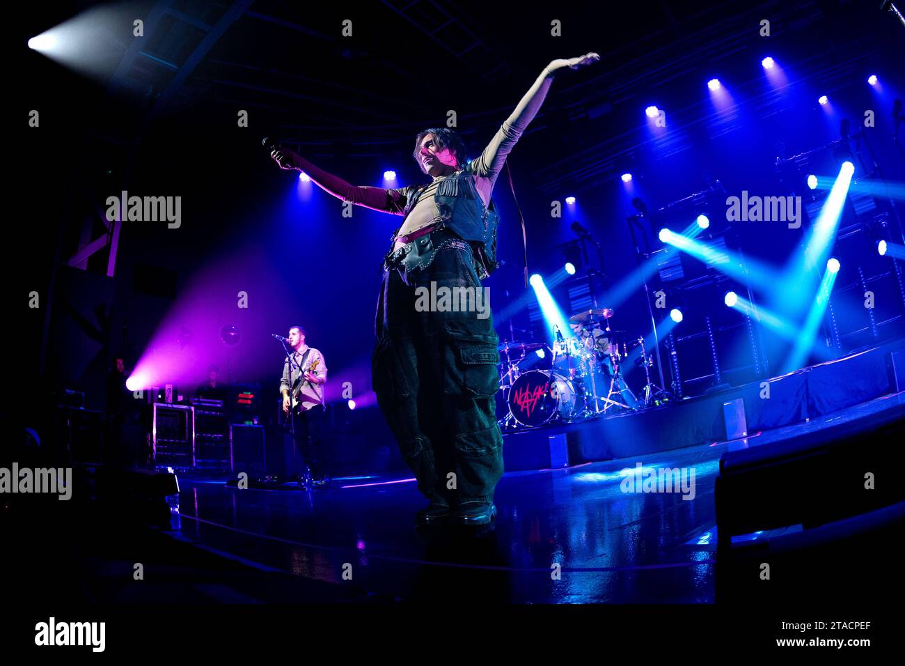 Milano, Italy. 29th Nov, 2023. Italian singer, Naska performs during a concert at Fabrique Club in Milano. Credit: SOPA Images Limited/Alamy Live News Stock Photo