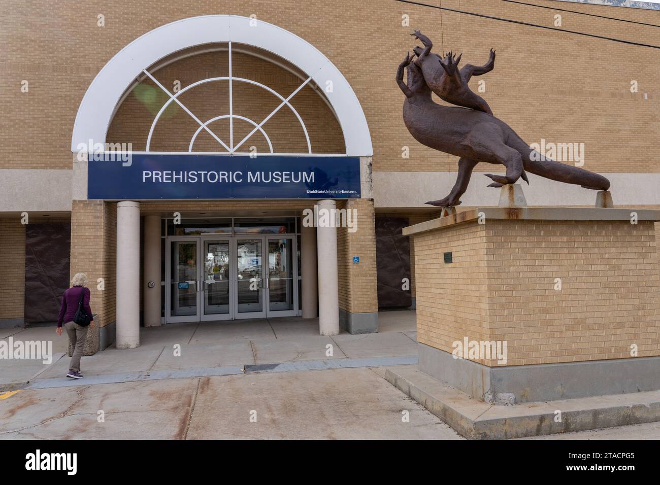 USU Eastern Prehistoric Museum in Price, Utah Stock Photo