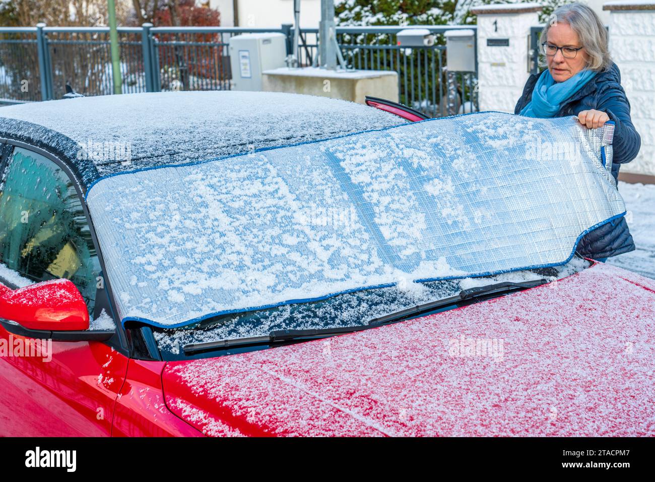 Anti Frost Matte für die Autoscheibe Windschutzscheiben
