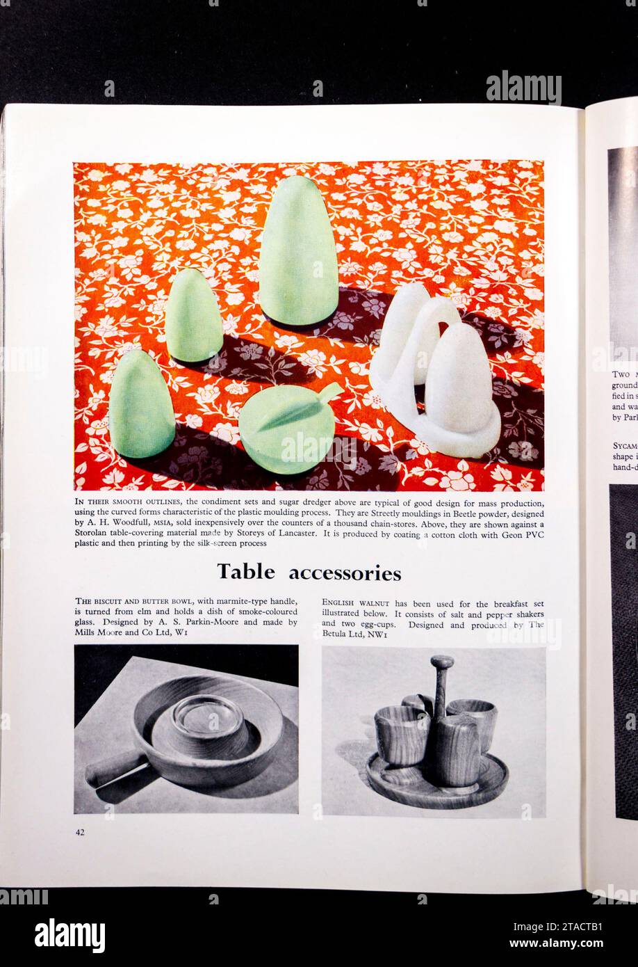 vintage plastic condiments set advertisement from 1951 guide to the ...