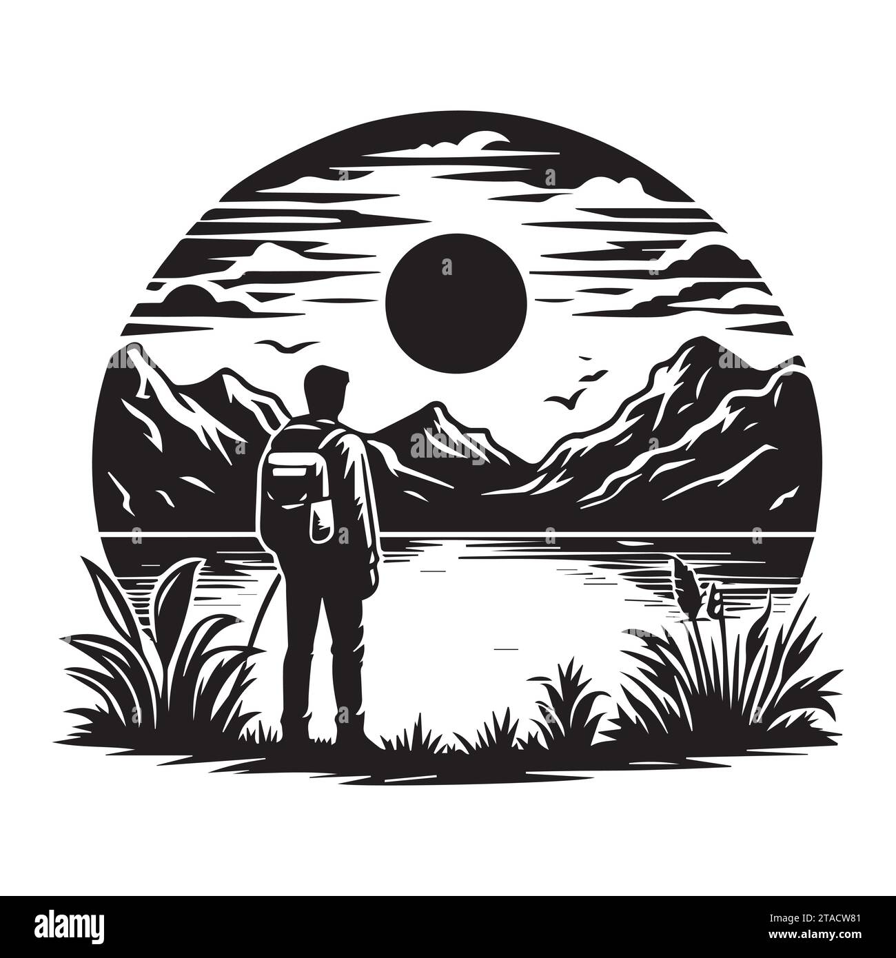 Front view outdoor Stock Vector Images Alamy