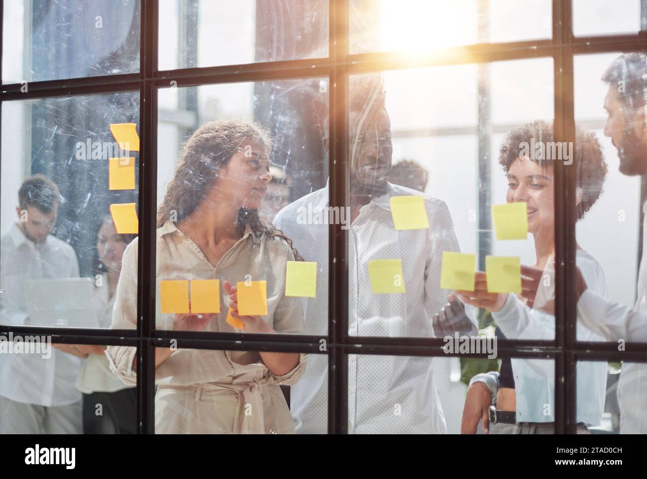 Startup and implementation of a small business project. Stock Photo
